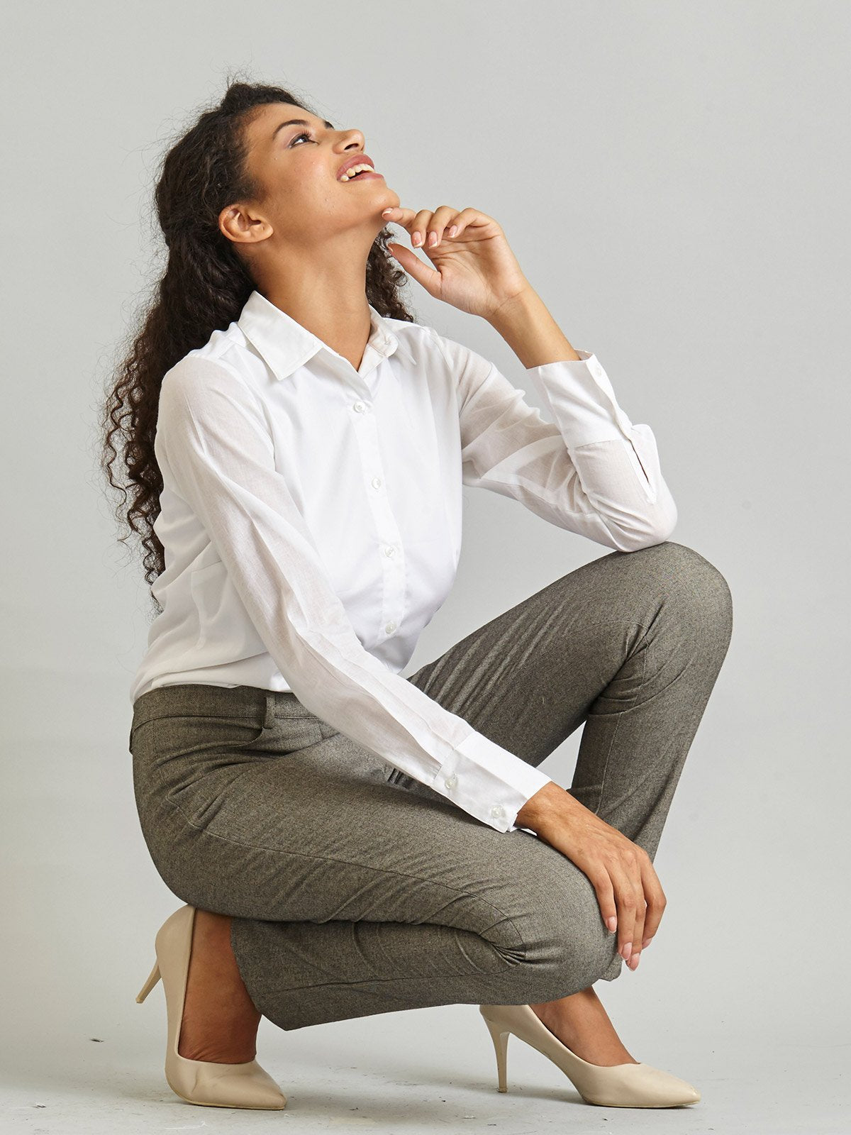 Essential Comfort Trousers - Dark Grey Melange