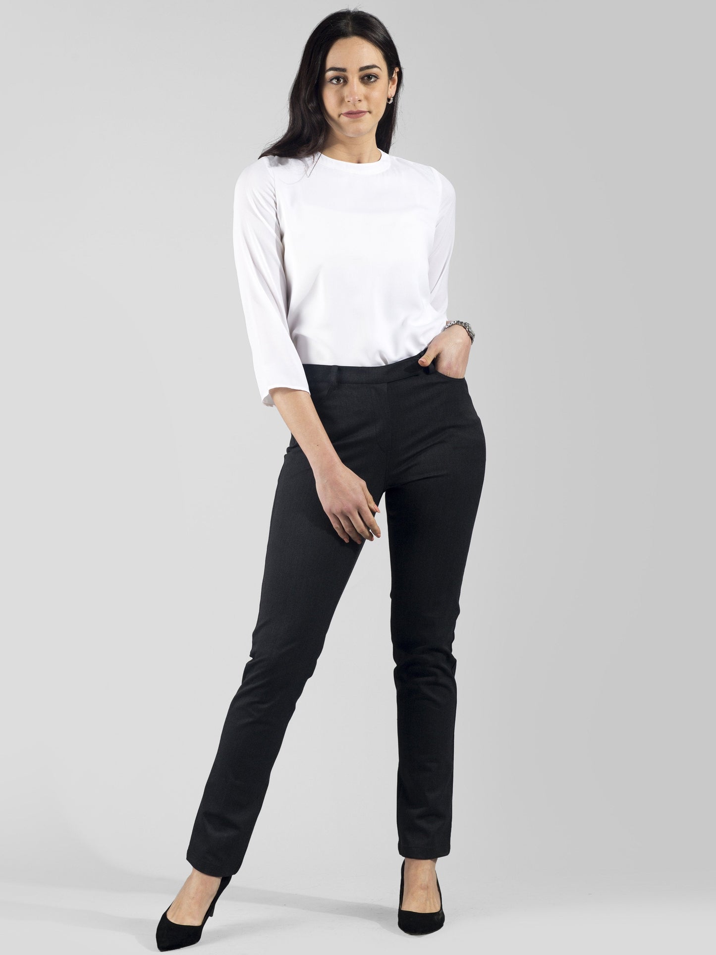 Essential Comfort Trousers - Graphite Grey
