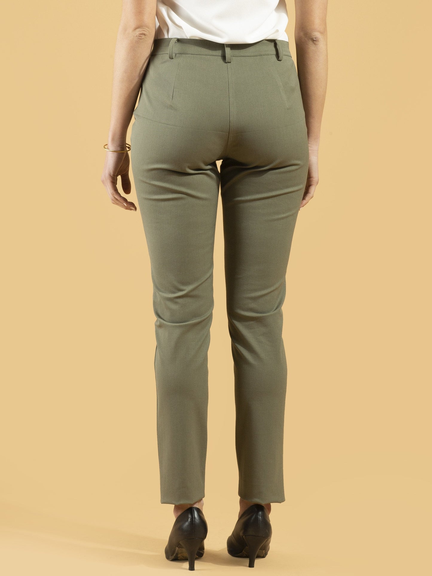 Essential Comfort Trousers - Camouflage Green