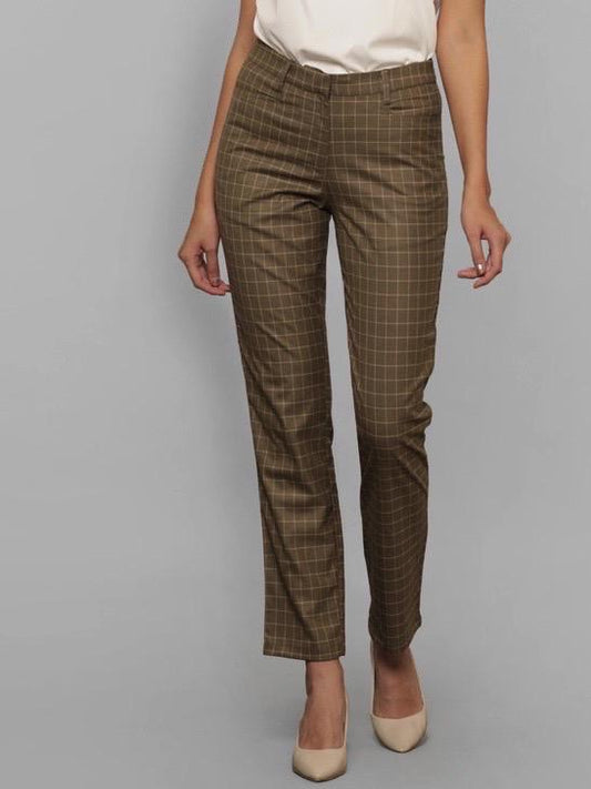 Classic Work Pants - Brown Check