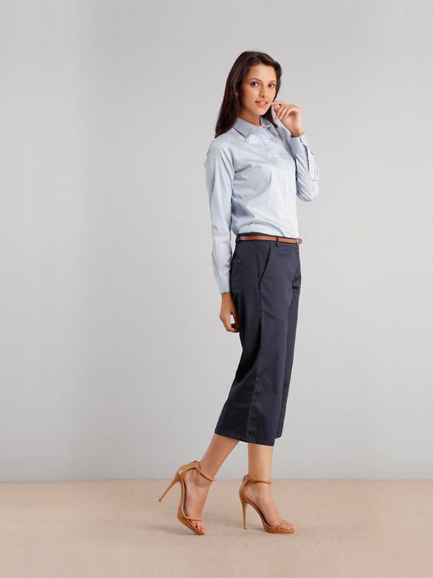 Stretchable Culottes - Blue