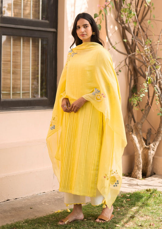 Sunbeam Applique Kurta Set