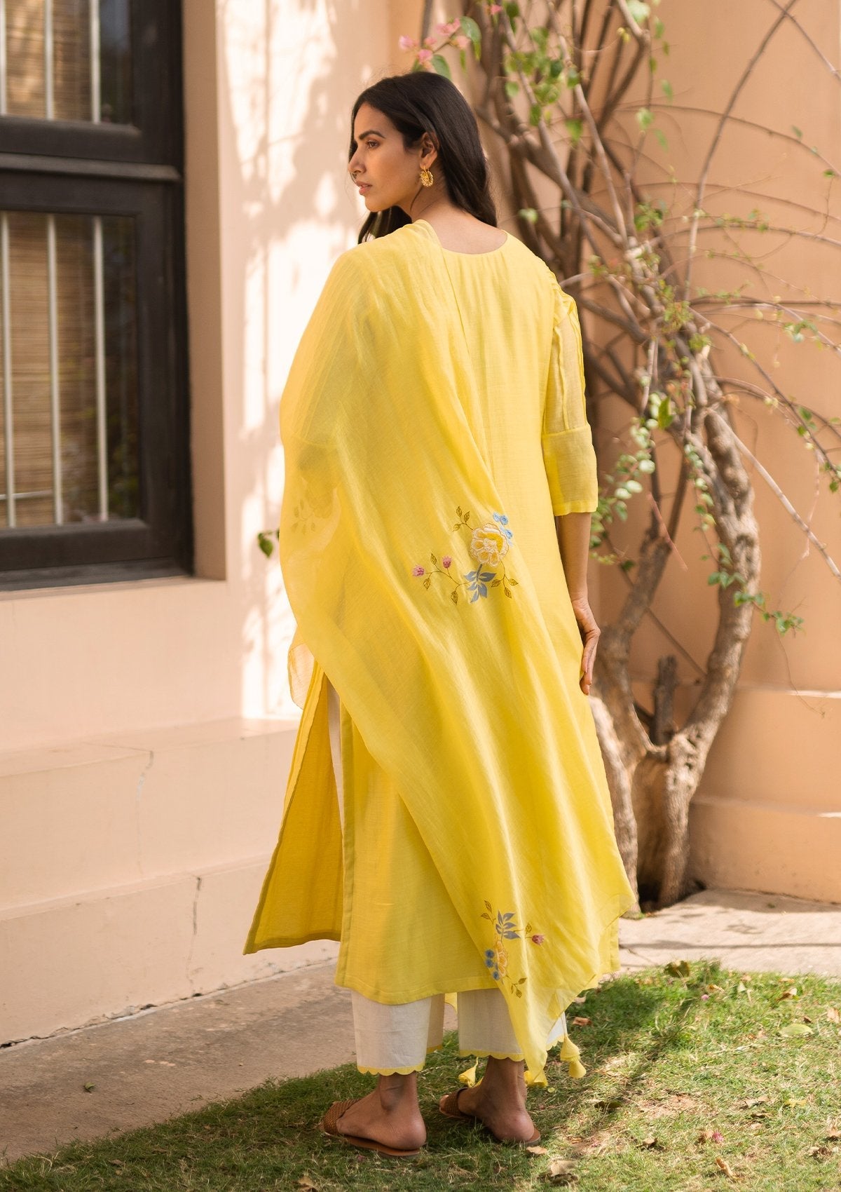 Sunbeam Applique Kurta Set