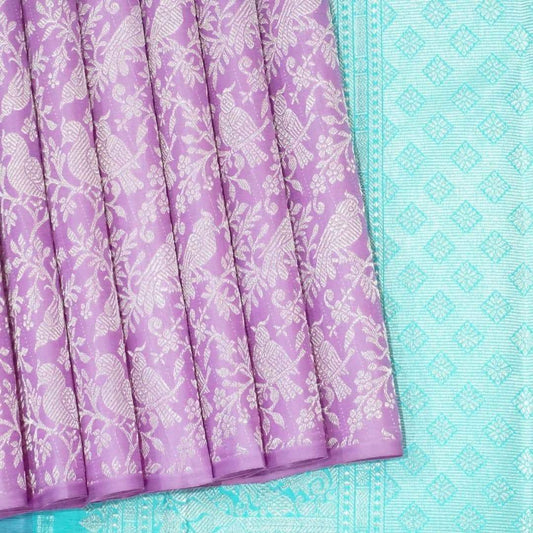 Valiba Violet  TRADITIONAL KANJIVARAM Saree