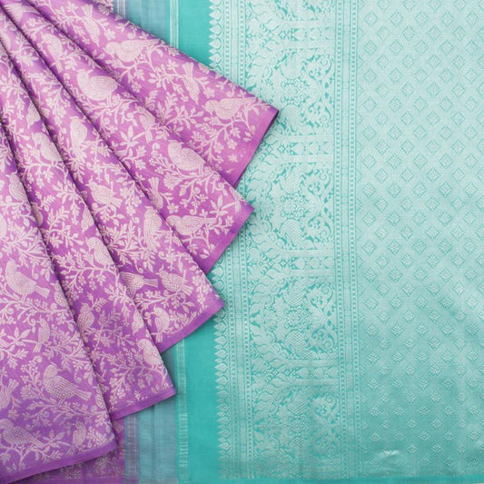 Valiba Violet  TRADITIONAL KANJIVARAM Saree