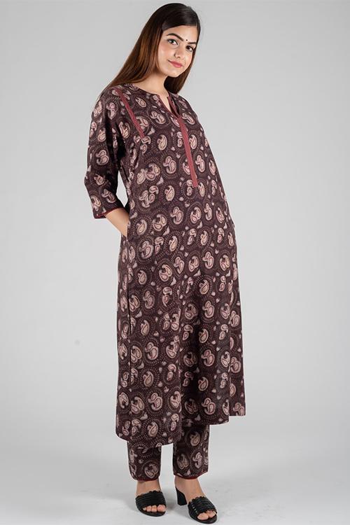 Paisley Printed Kurta & Pant Set
