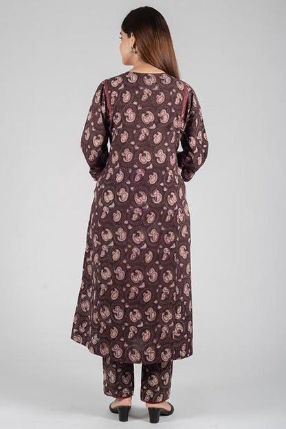Paisley Printed Kurta & Pant Set