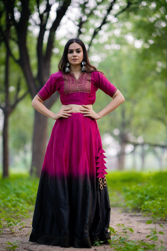 Noori Embroidered Lehenga (Set of 2)