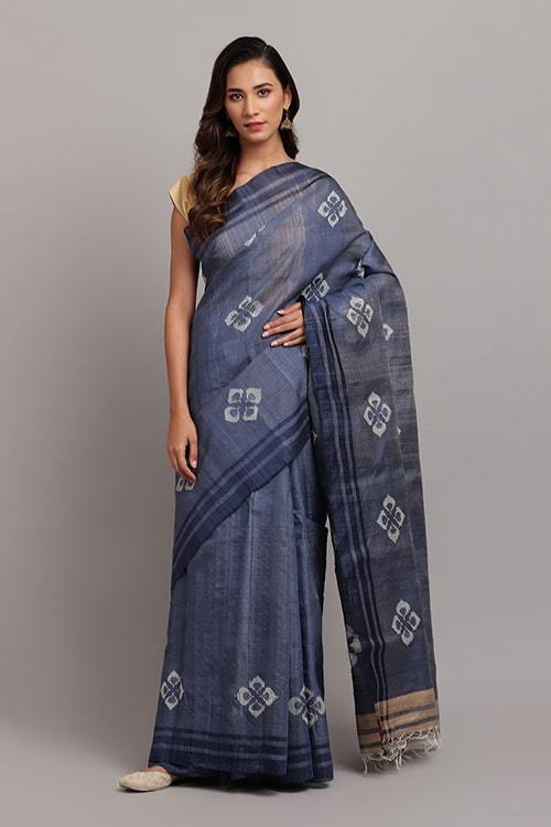 Adya' Handwoven Extra Weft Silk Saree