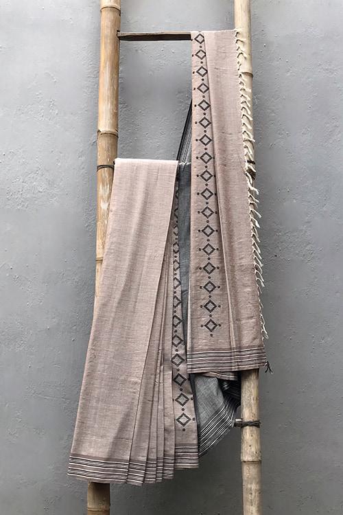 Akshita' Handwoven Extra Weft Cotton Saree