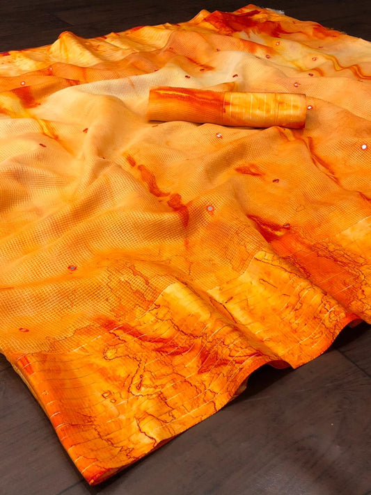 Valiba Uniquee Cotton Printed Sarees