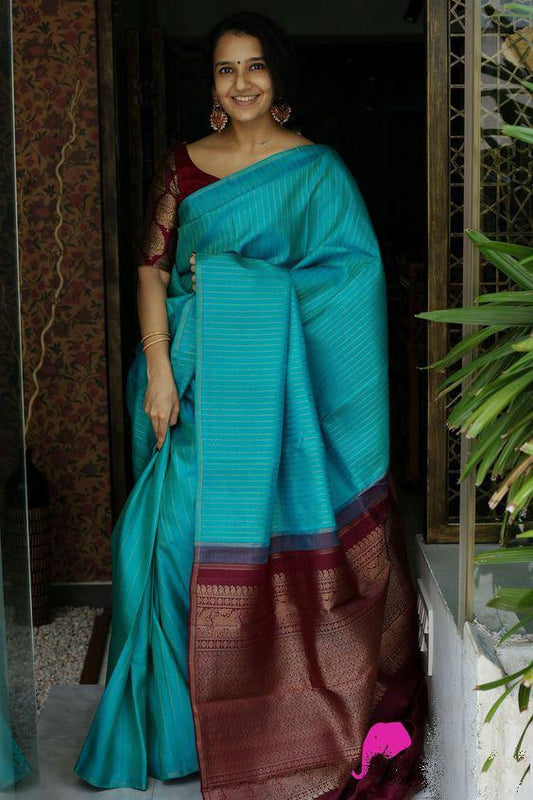 Designer South Style Jacquard Saree