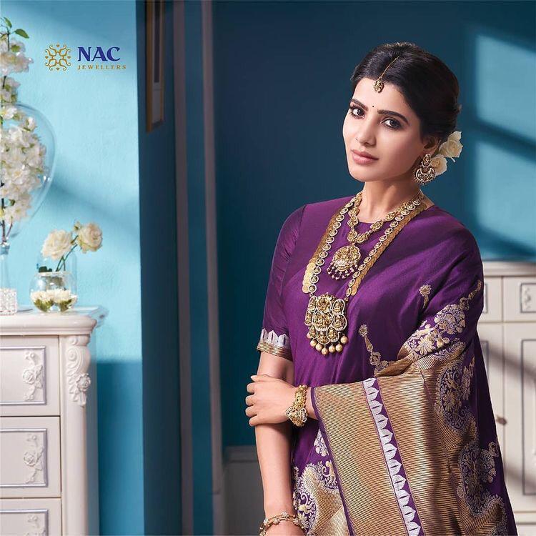 Traditional Kanchipuram weaving saree