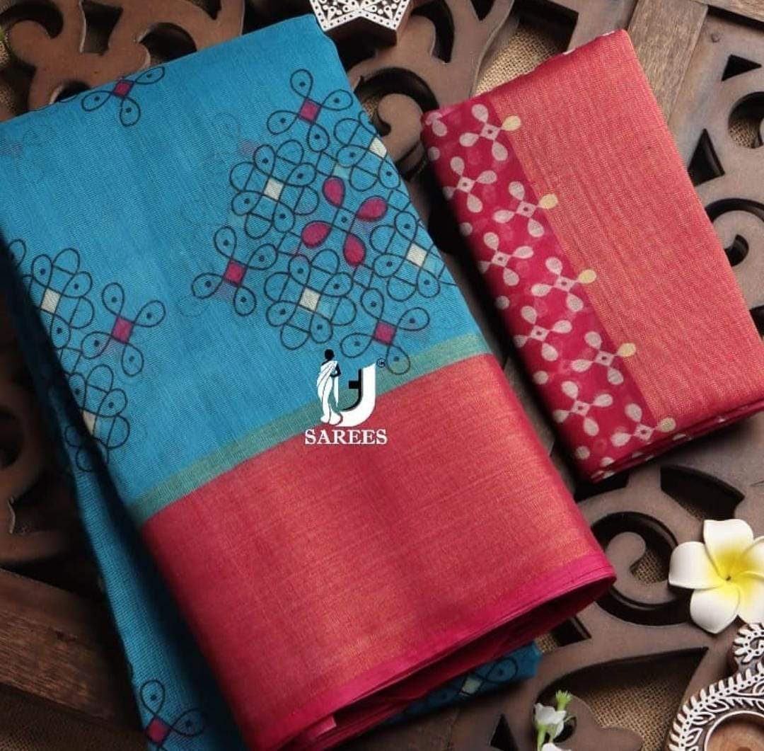 Valiba Famous Cotton Printed Sarees