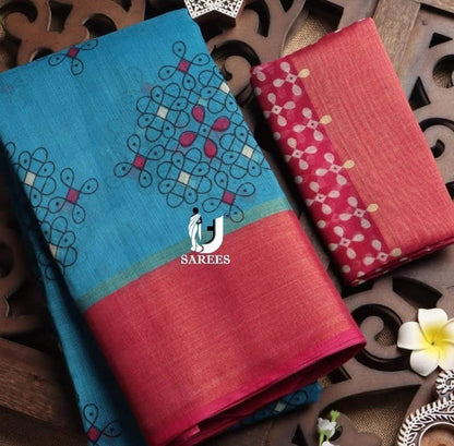 Valiba Famous Cotton Printed Sarees