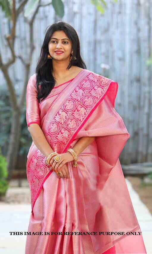 Valiba Pure heavy banarasi saree with rich pallu and heavy running  blouse