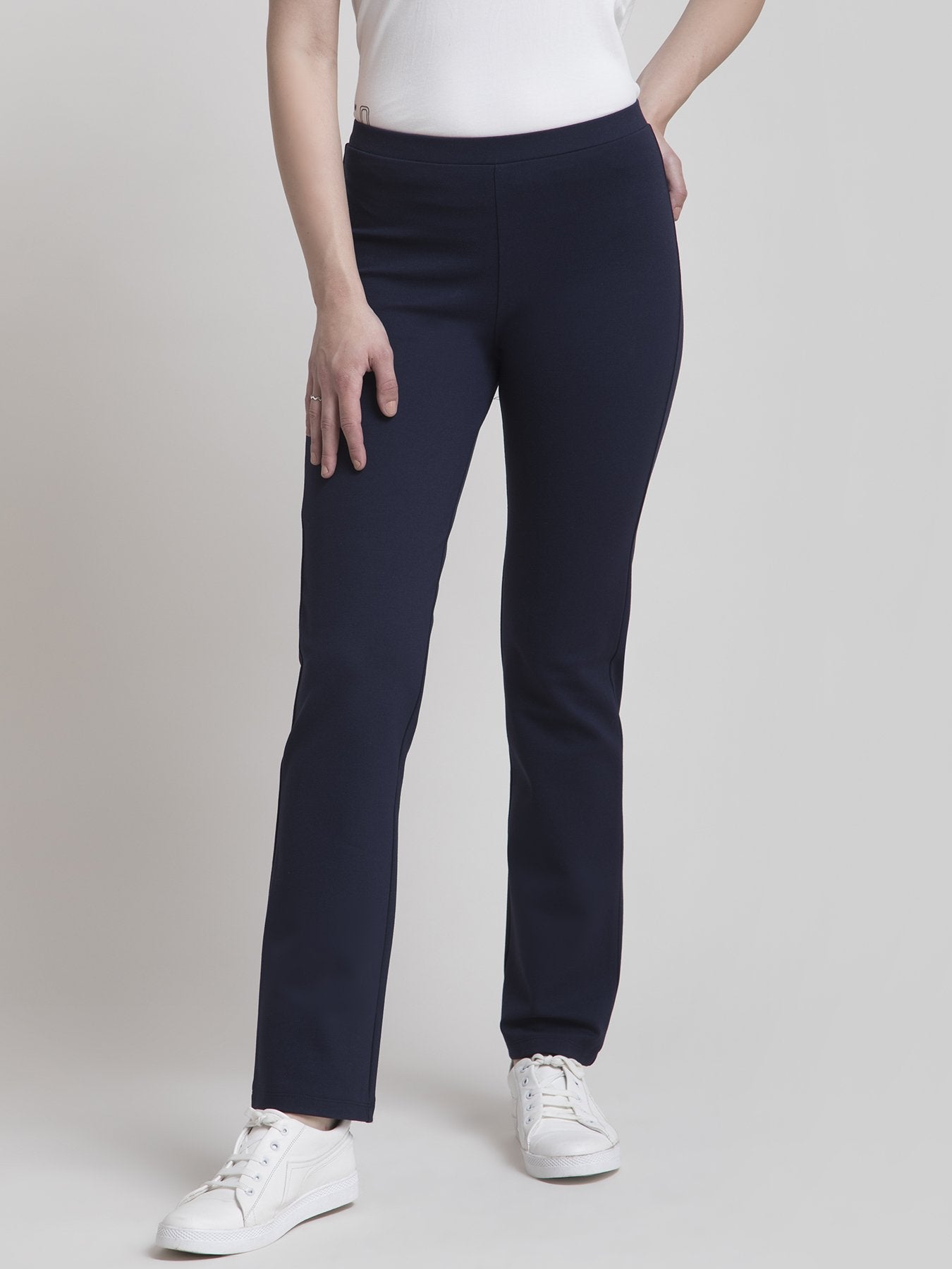 4 Way Stretch Bootcut LivIn Jeggings - Navy