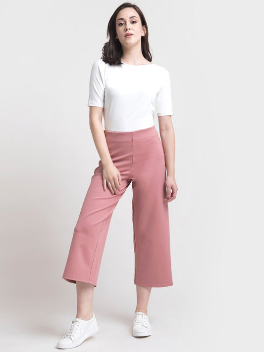 4 Way Stretch LivIn Culottes - Pink