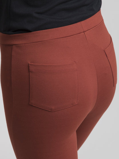 4 Way Stretch Slim Fit LivIn Jeggings - Rust