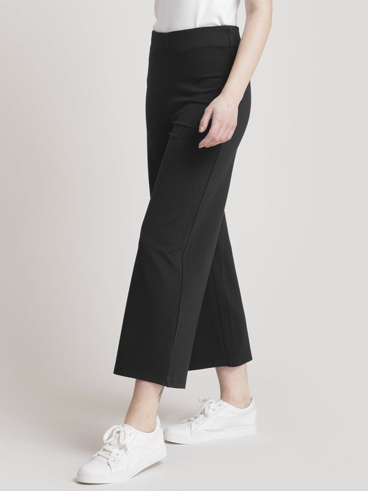 4 Way Stretch LivIn Culottes - Black