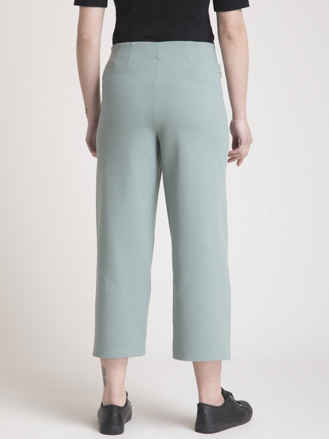 4 Way Stretch LivIn Culottes - Green