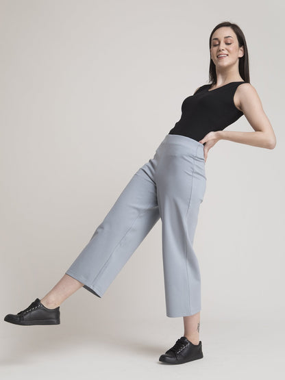 4 Way Stretch LivIn Culottes - Grey