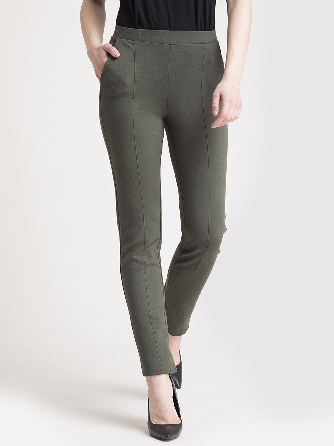 4 Way Stretch LivIn Pants - Olive