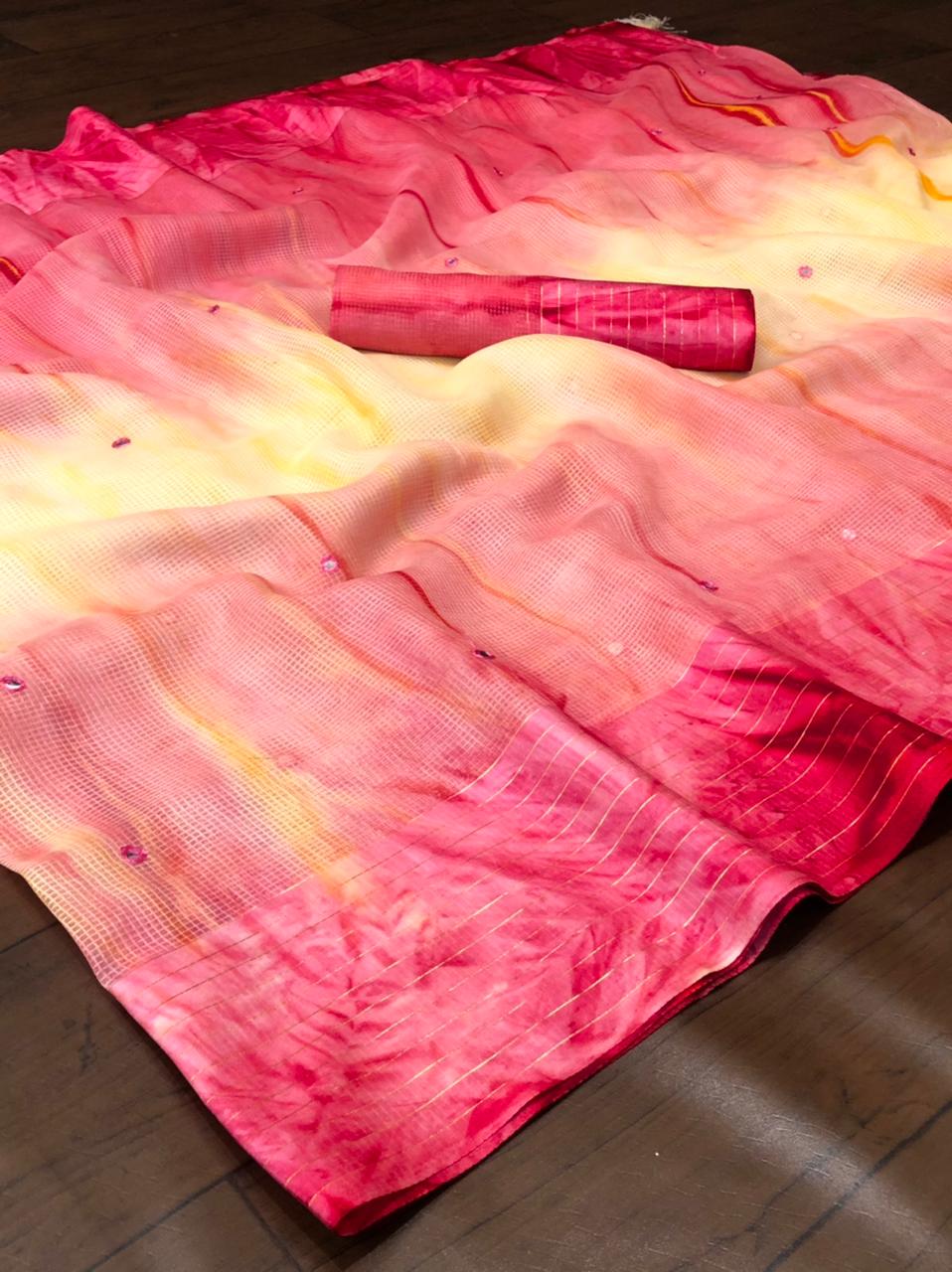 Valiba Unique Cotton Printed Sarees