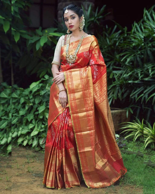 Beautiful Art Silk Jacquard Border Saree