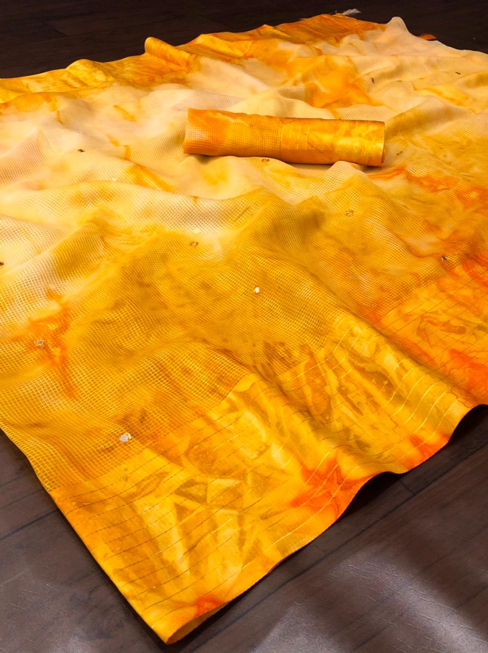 Valiba Unique Cotton Printed Sarees