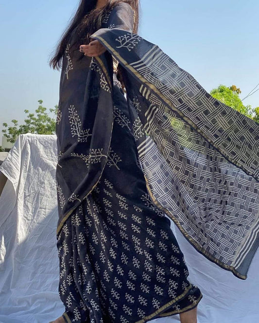 Beautiful Cotton Printed  Saree