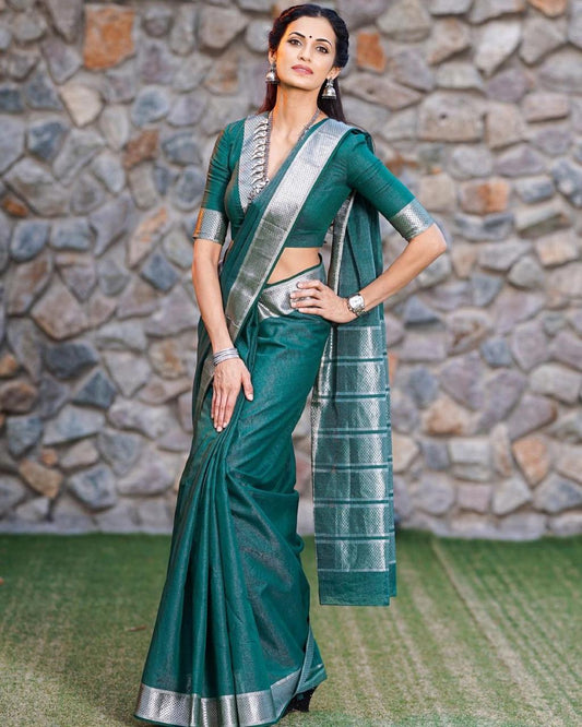 Banarasi Organic  South Indian Sarees