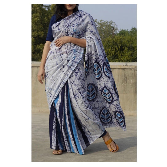 Valiba Pure Soft  Linen Cotton  Printed Sarees