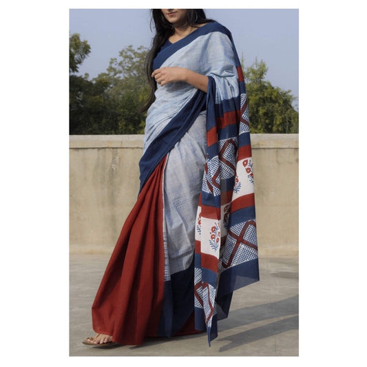 Valiba Pure Soft  Linen Cotton  Sarees