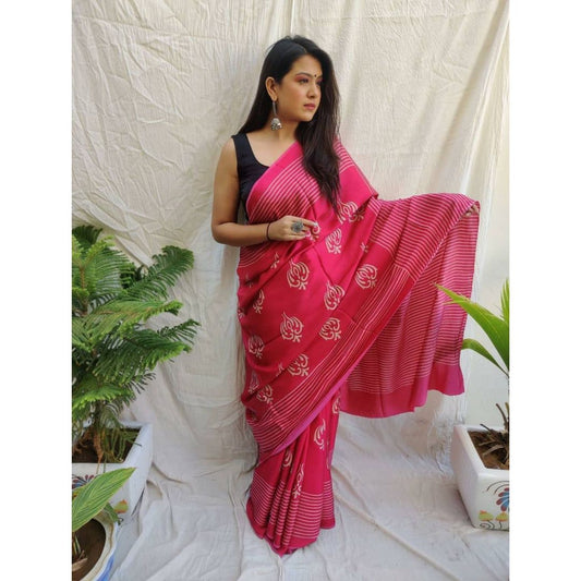 Valiba Letest Designe Cotton Printed Sarees