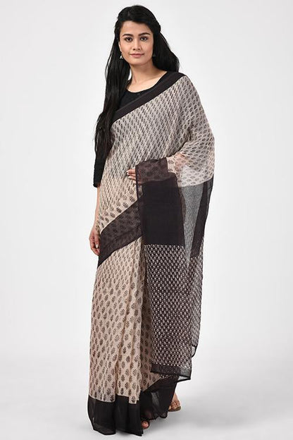 Bagru Print Kota Dori Saree