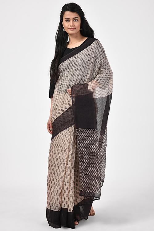 Bagru Print Kota Dori Saree