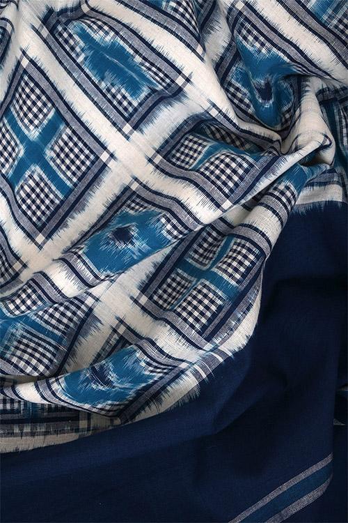 Safe Dye Ikat Cotton Sari