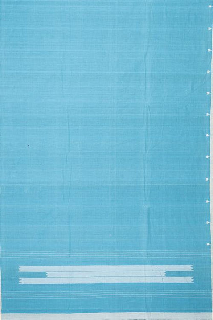 Chitrika Mogra Kuppadam Handspun Handloom Saree Blue
