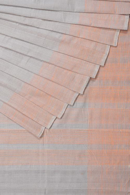 Chitrika Nefts Gradation Stripes Handspun Handloom saree Grey