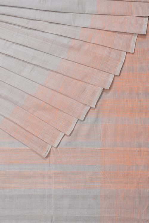 Chitrika Nefts Gradation Stripes Handspun Handloom saree Grey