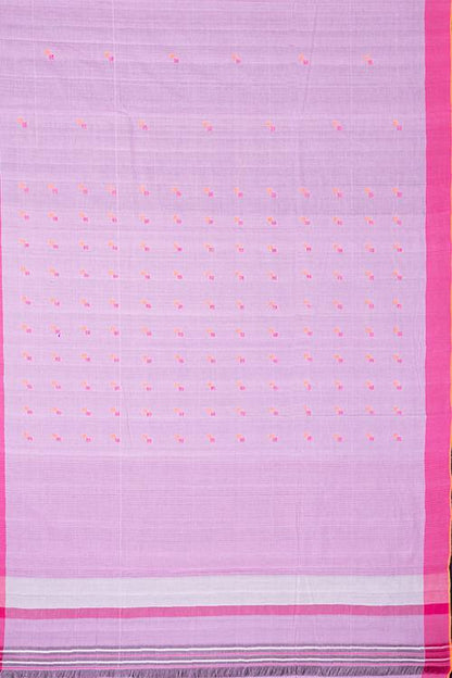 Chitrika Square Duet Buta Cotton Handloom Saree Light Pink