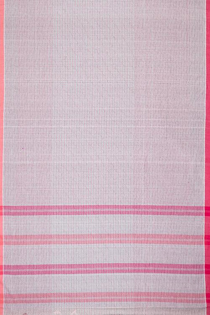 Chitrika Smart Checks Cotton Handloom Saree White
