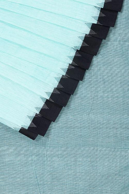 Chitrika Zigzag kuppadam Handspun Handloom Saree Sky Blue
