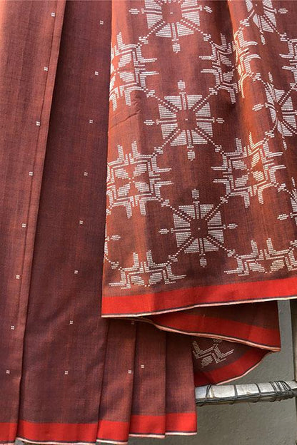 Gargi' Handwoven Extra Weft Cotton Saree-22