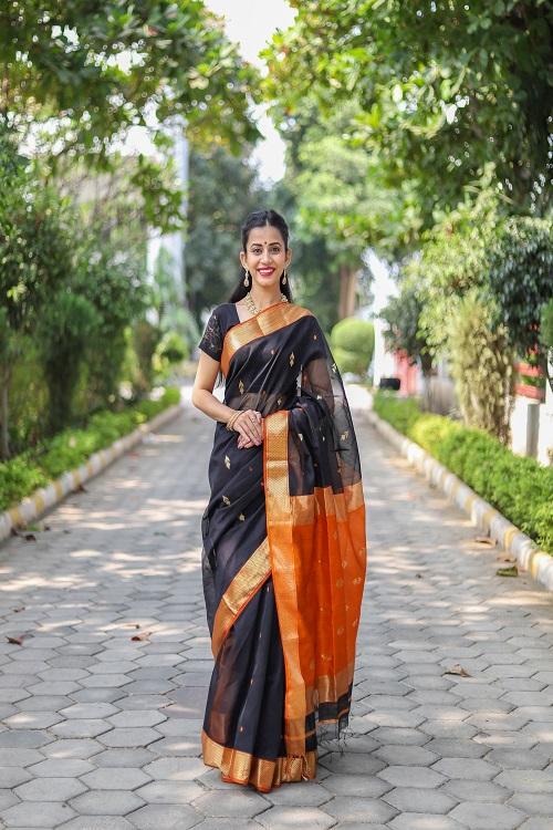 Maheshwari Cotton- Silk Saree -15