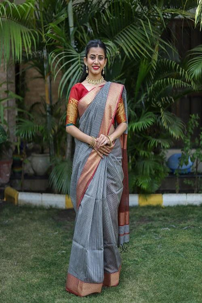 Maheshwari Cotton- Silk Saree -10