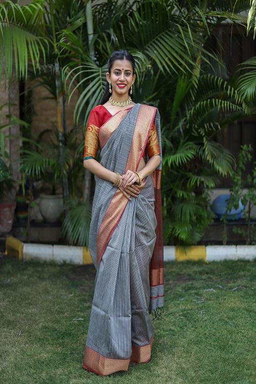 Maheshwari Cotton- Silk Saree -10