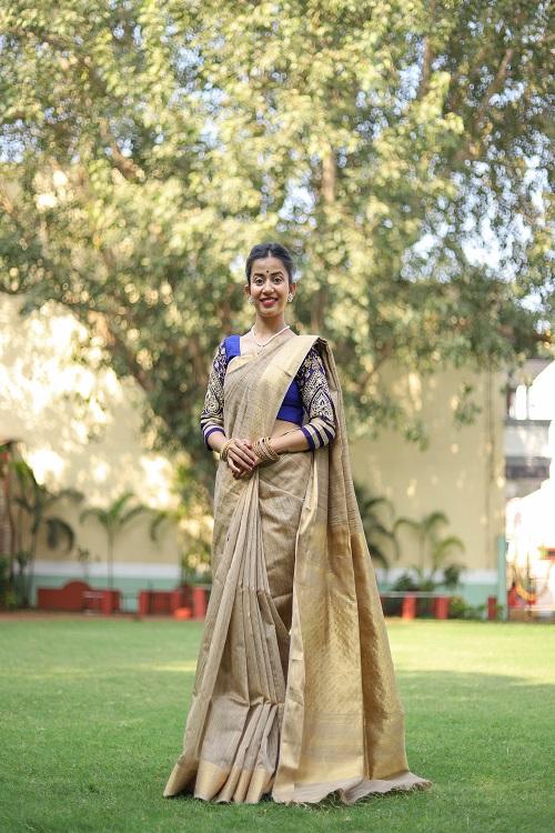 Maheshwari Tusser Saree -7