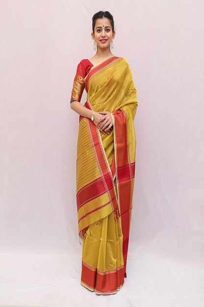 Maheshwari Cotton- Silk Saree -11
